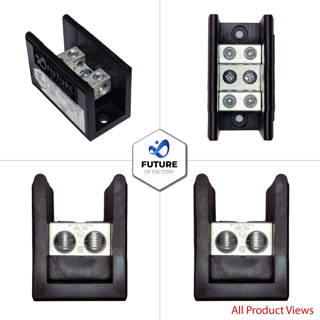 FOF-S2-NB-2-HEX-1 Single Phase Power Distribution / Terminal Block