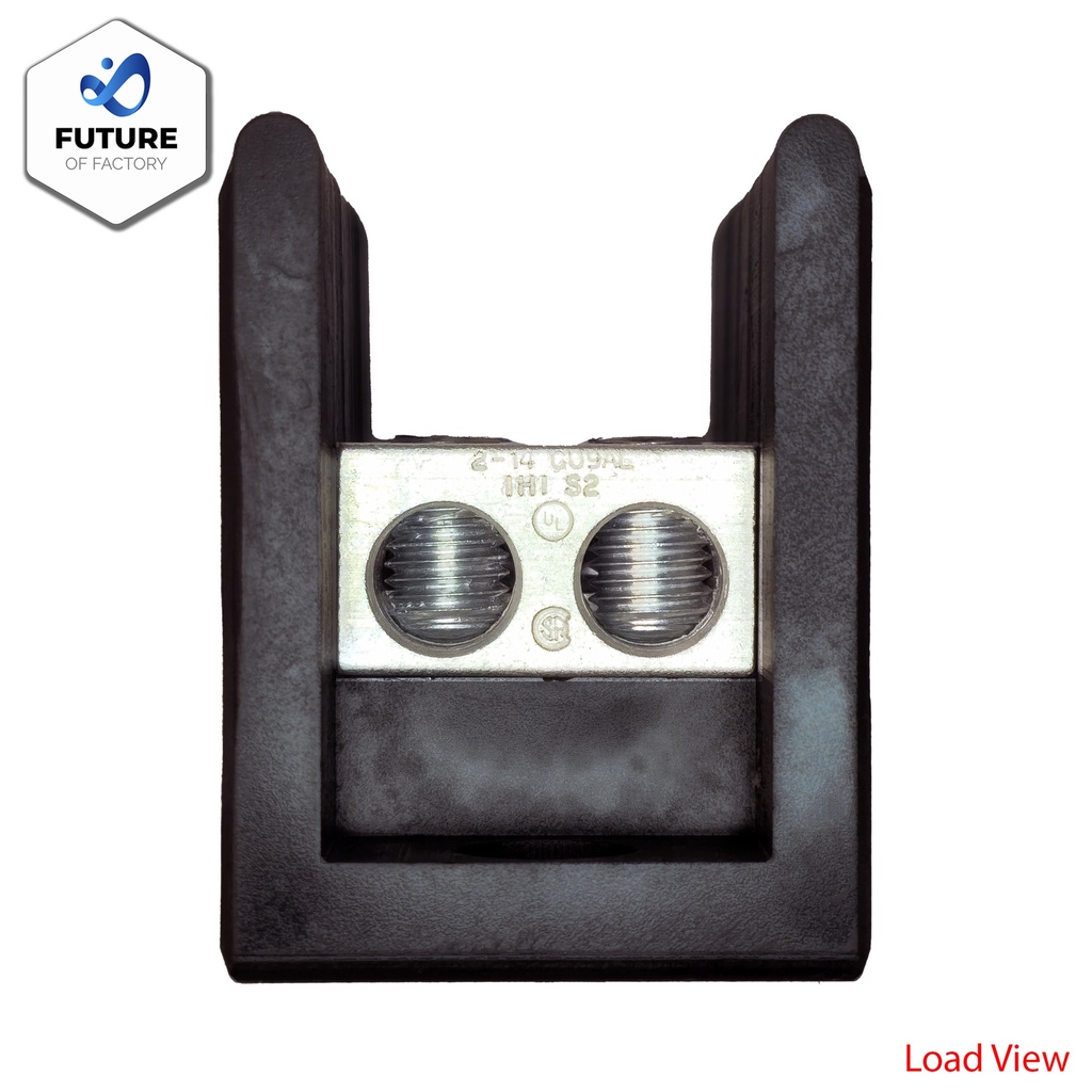 FOF-S2-NB-2-HEX-1 Single Phase Power Distribution / Terminal Block