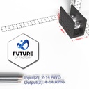 FOF-S2-NB-2-HEX-1 Single Phase Power Distribution / Terminal Block