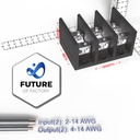 FOF-S2-NB-2-HEX-3 Three Phase Power Distribution / Terminal Block