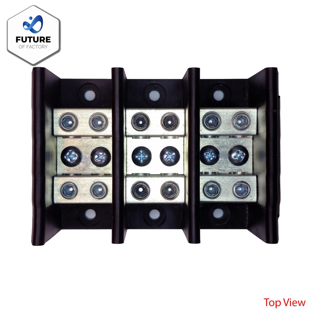 FOF-S2-NB-2-HEX-3 Three Phase Power Distribution / Terminal Block