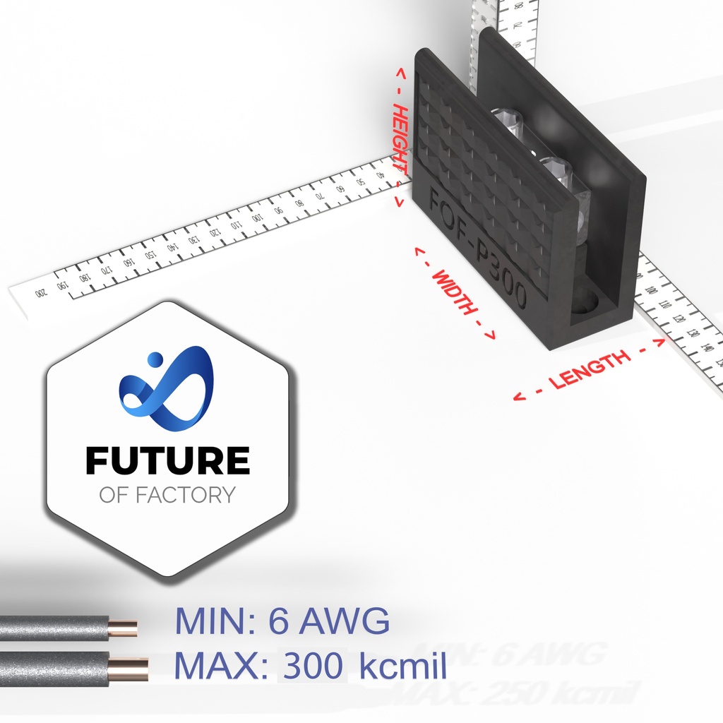 FOF-P300-1 Single Phase Power Distribution / Terminal Block