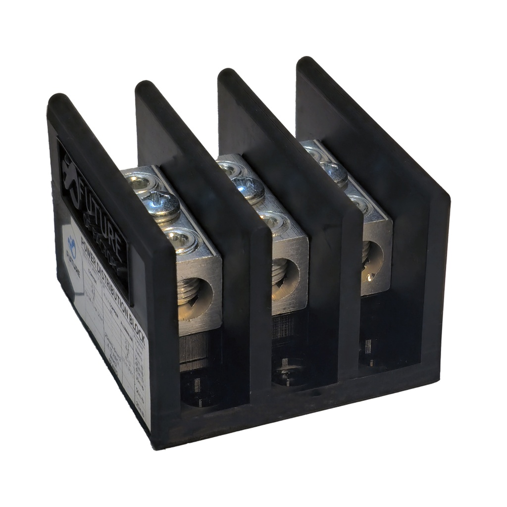 FOF-P2-HEX-3 Three Phase Power Distribution / Terminal Block